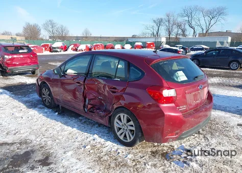 2015 Subaru Impreza 2.0I Premium z USA, uszkodzony, nr VIN JF1GPAC64F8310376